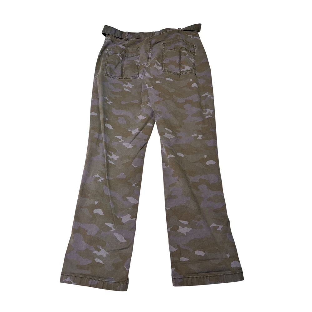 Anthropologie The Wanderer Camo Wide Leg Utility Pants Green Grey Womens 31X27 - Picture 6 of 11